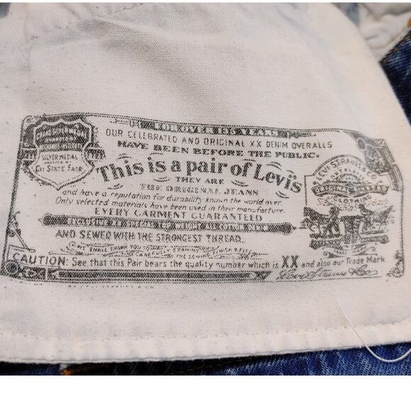 Levi's 501 Button Fly Jean Straight Leg Medium Wash Blue Denim Mens Size 32 x 30 - Picture 3 of 10